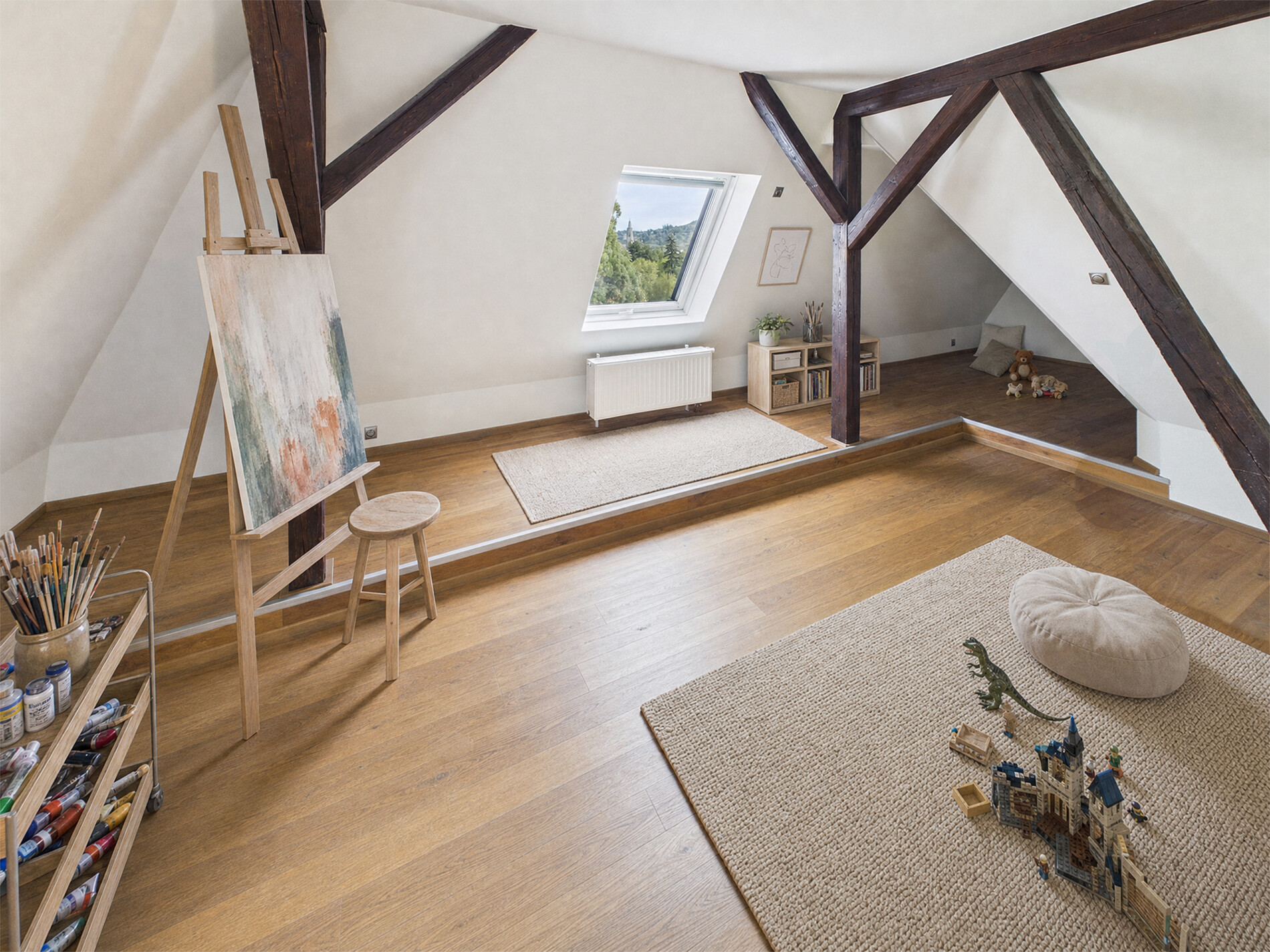 Atelier/Kinderzimmer (visualisiert)