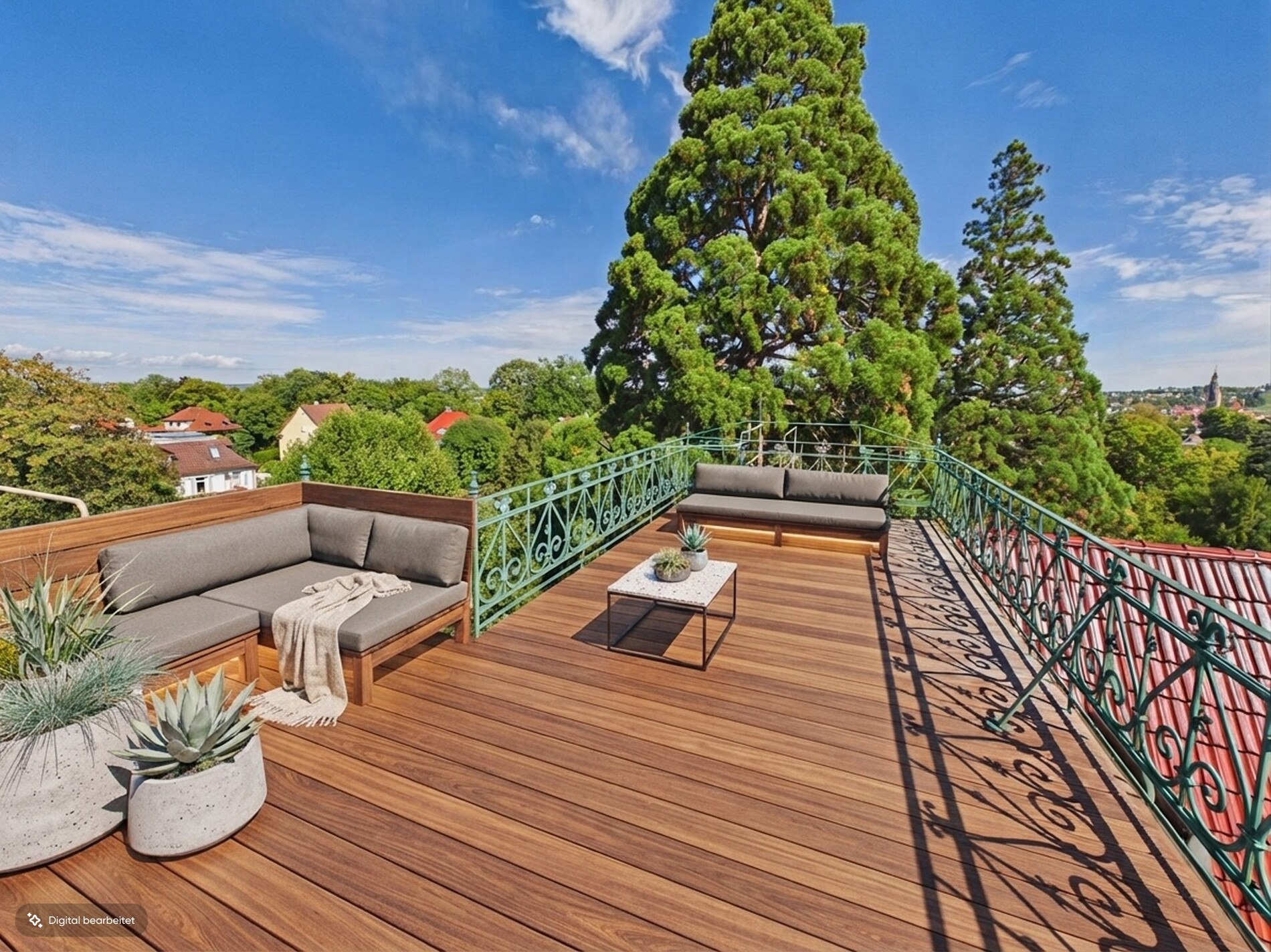 Dachterrasse (visualisiert)